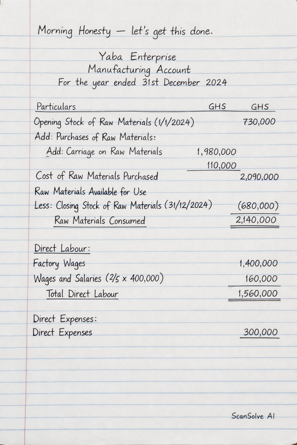 Handwritten step-by-step solution preview