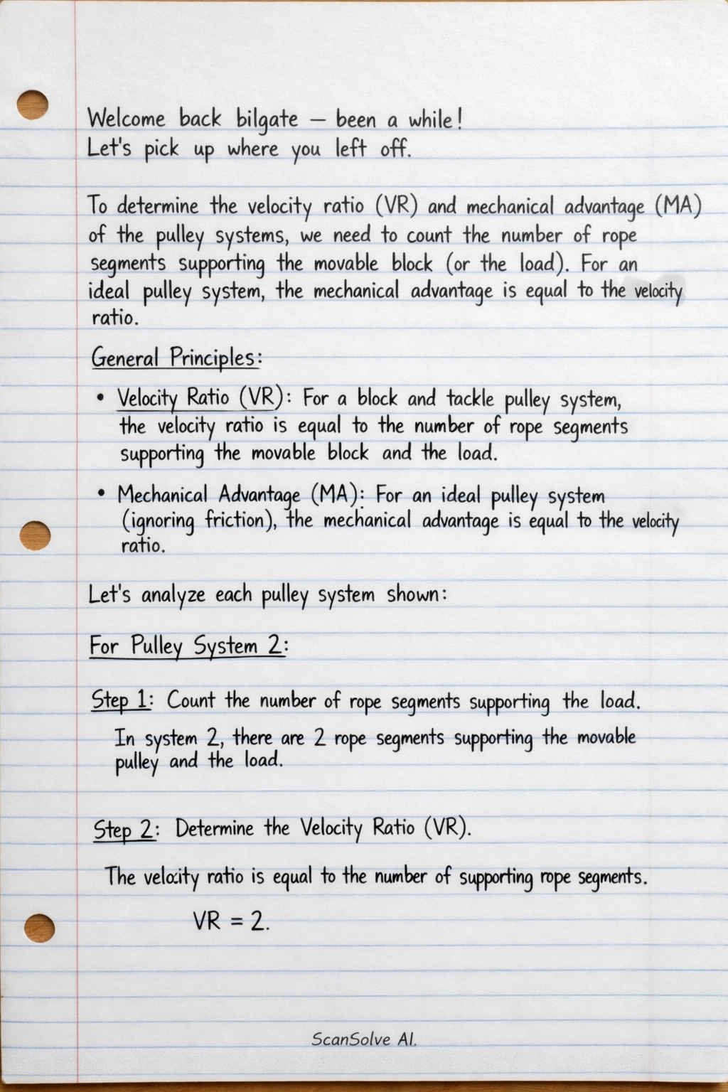 Handwritten step-by-step solution preview