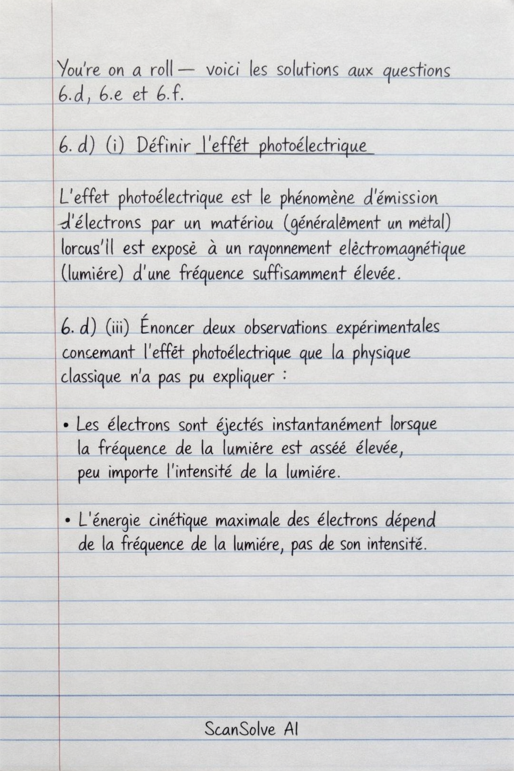 Handwritten step-by-step solution preview