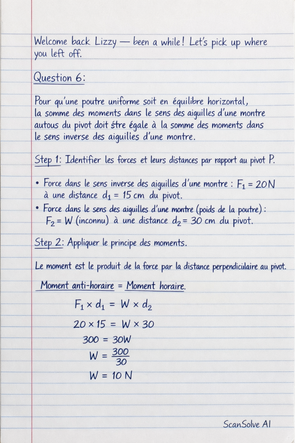 Handwritten step-by-step solution preview