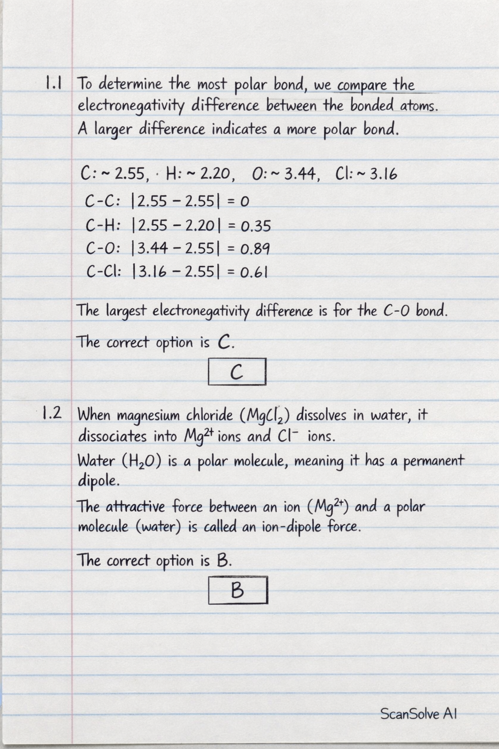 Handwritten step-by-step solution preview