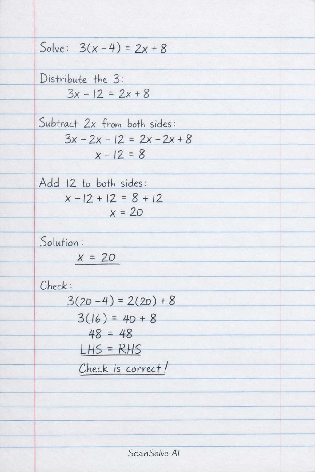 Handwritten step-by-step solution preview