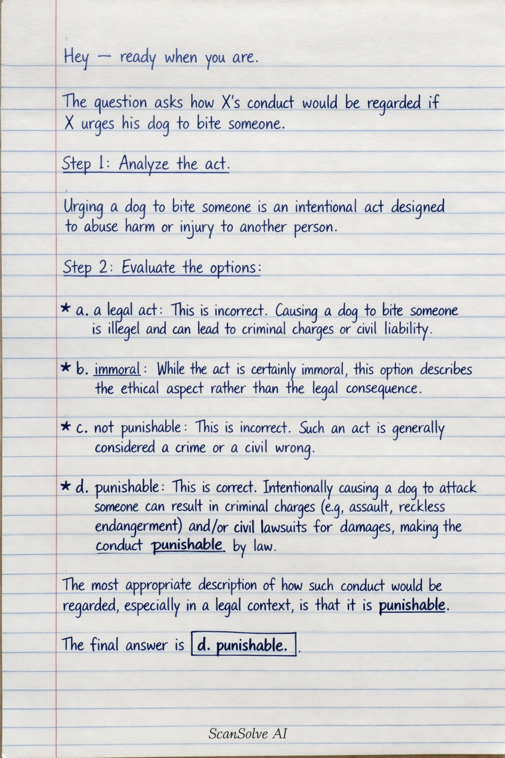 Handwritten step-by-step solution preview