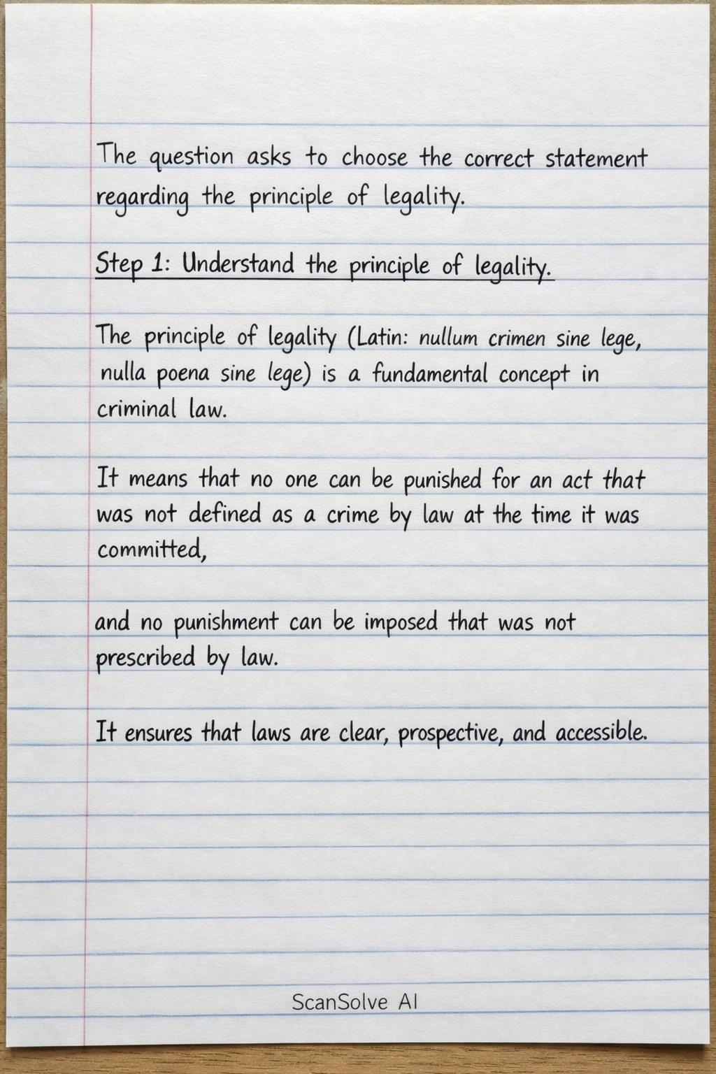 Handwritten step-by-step solution preview