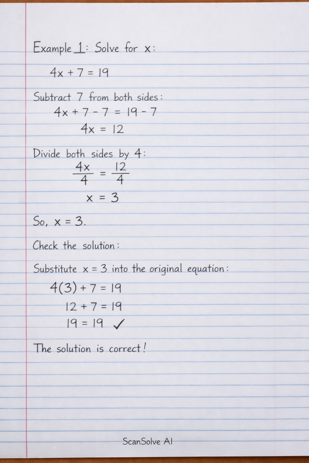 Handwritten step-by-step solution preview