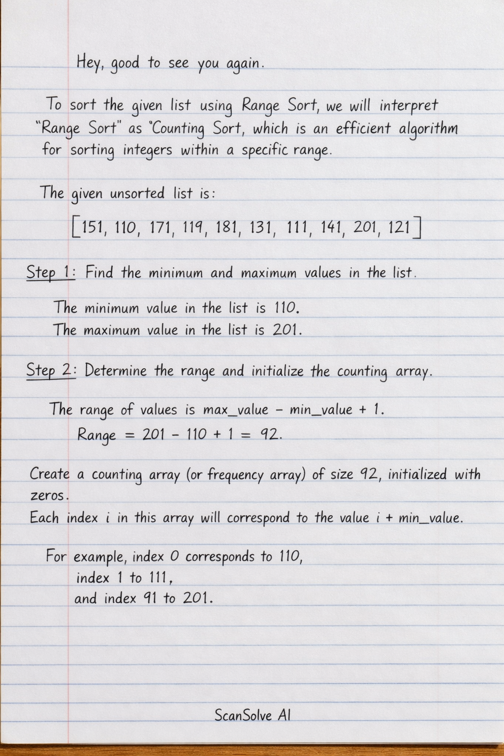 Handwritten step-by-step solution preview