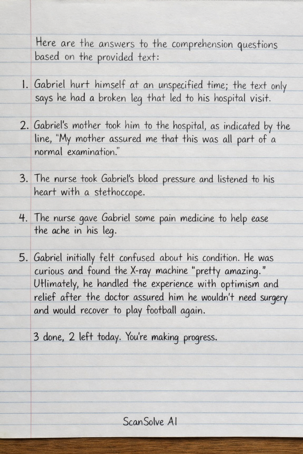 Handwritten step-by-step solution preview