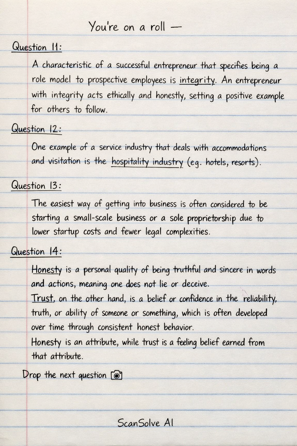 Handwritten step-by-step solution preview