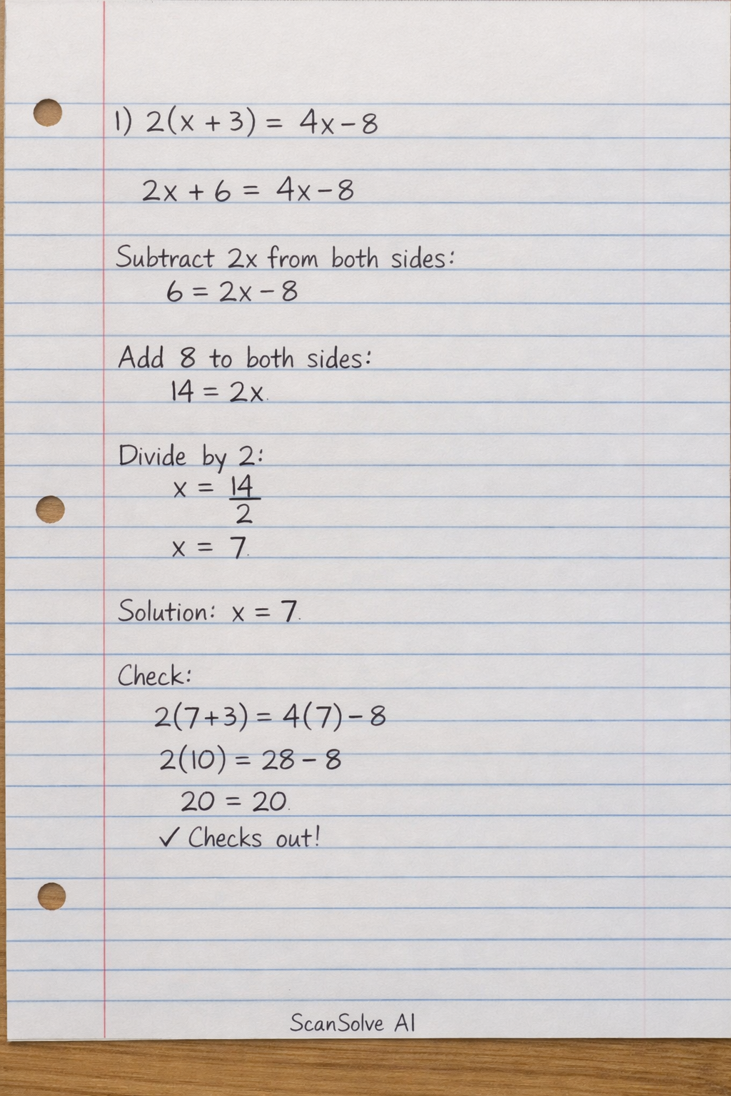Handwritten step-by-step solution preview
