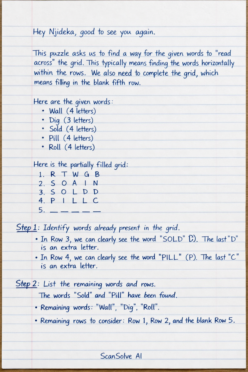 Handwritten step-by-step solution preview