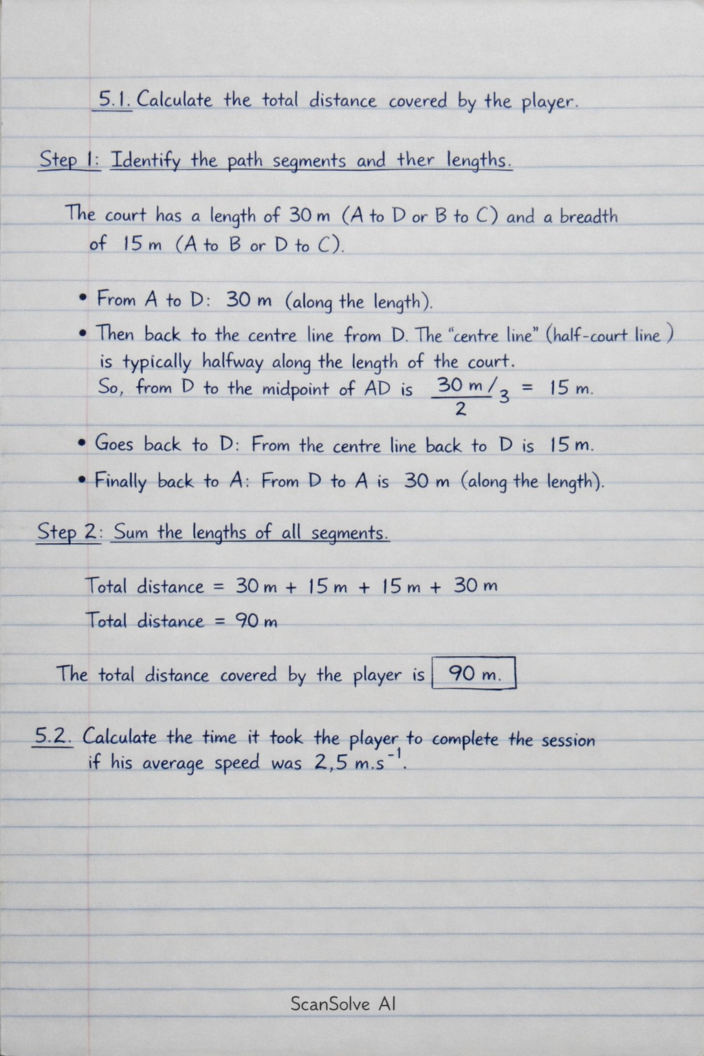 Handwritten step-by-step solution preview