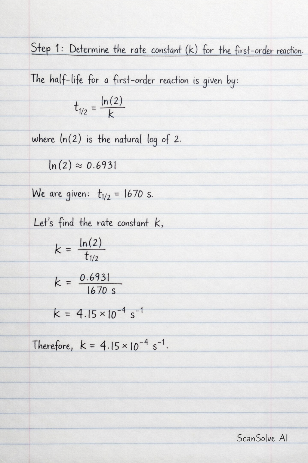 Handwritten step-by-step solution preview