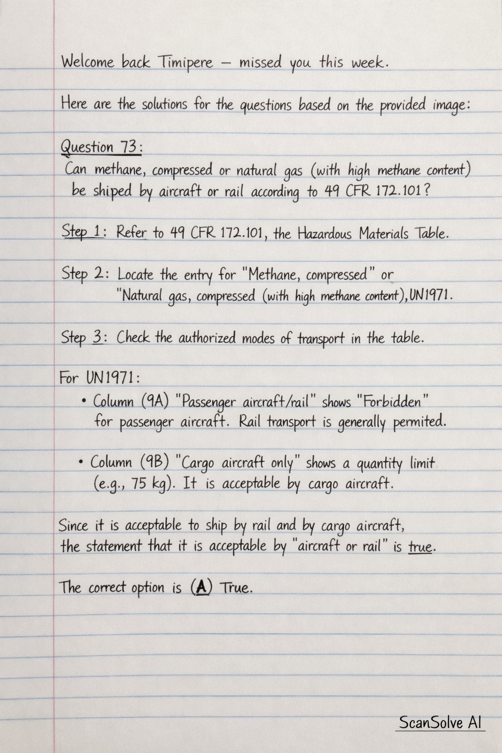 Handwritten step-by-step solution preview