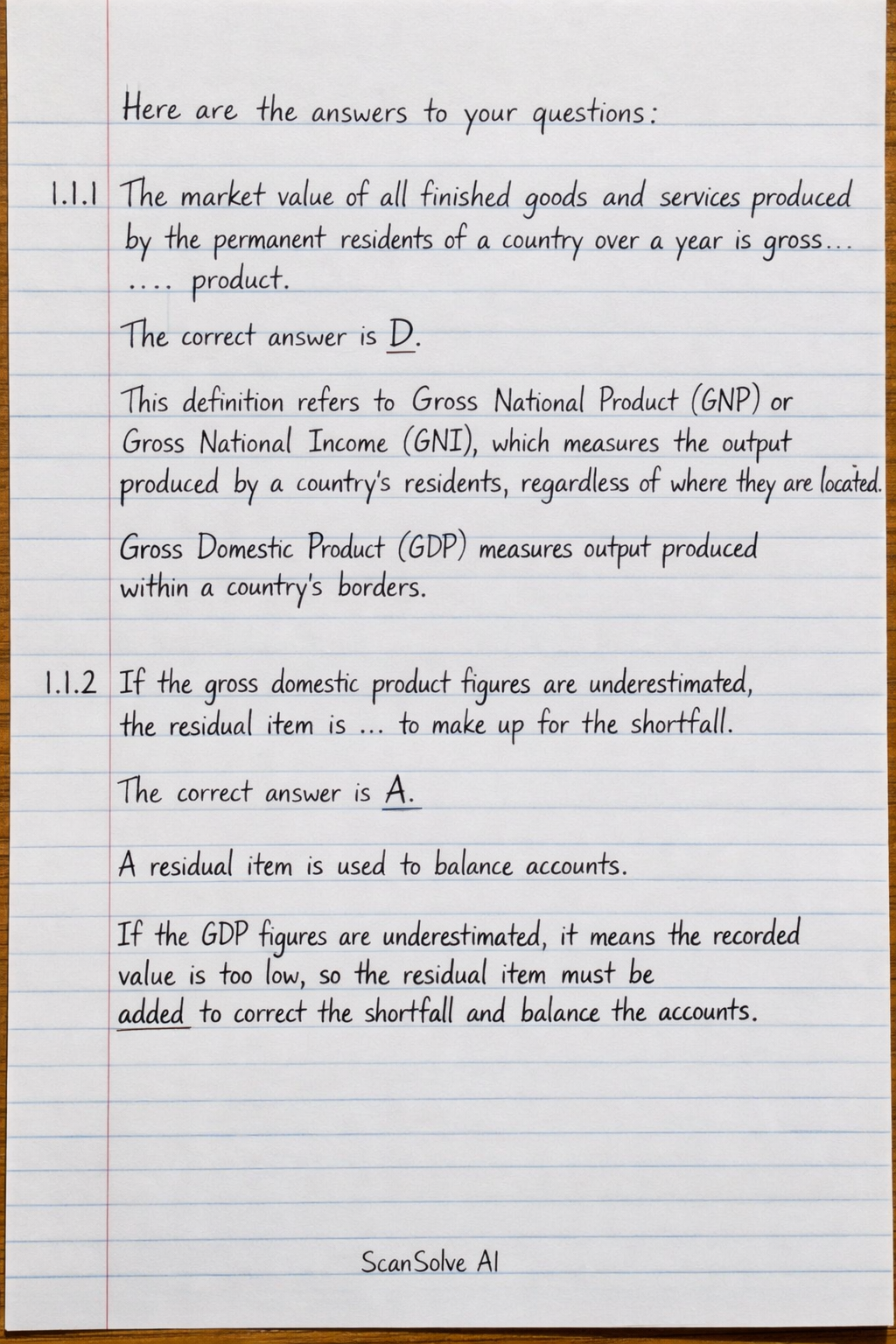 Handwritten step-by-step solution preview