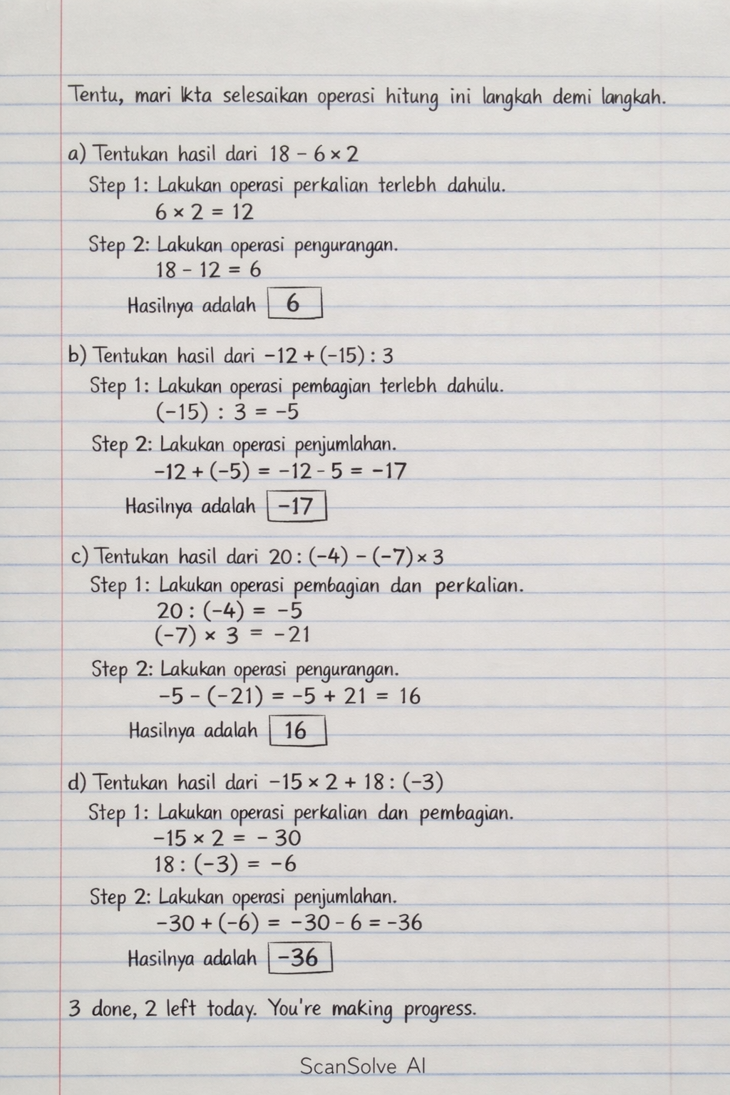 Handwritten step-by-step solution preview