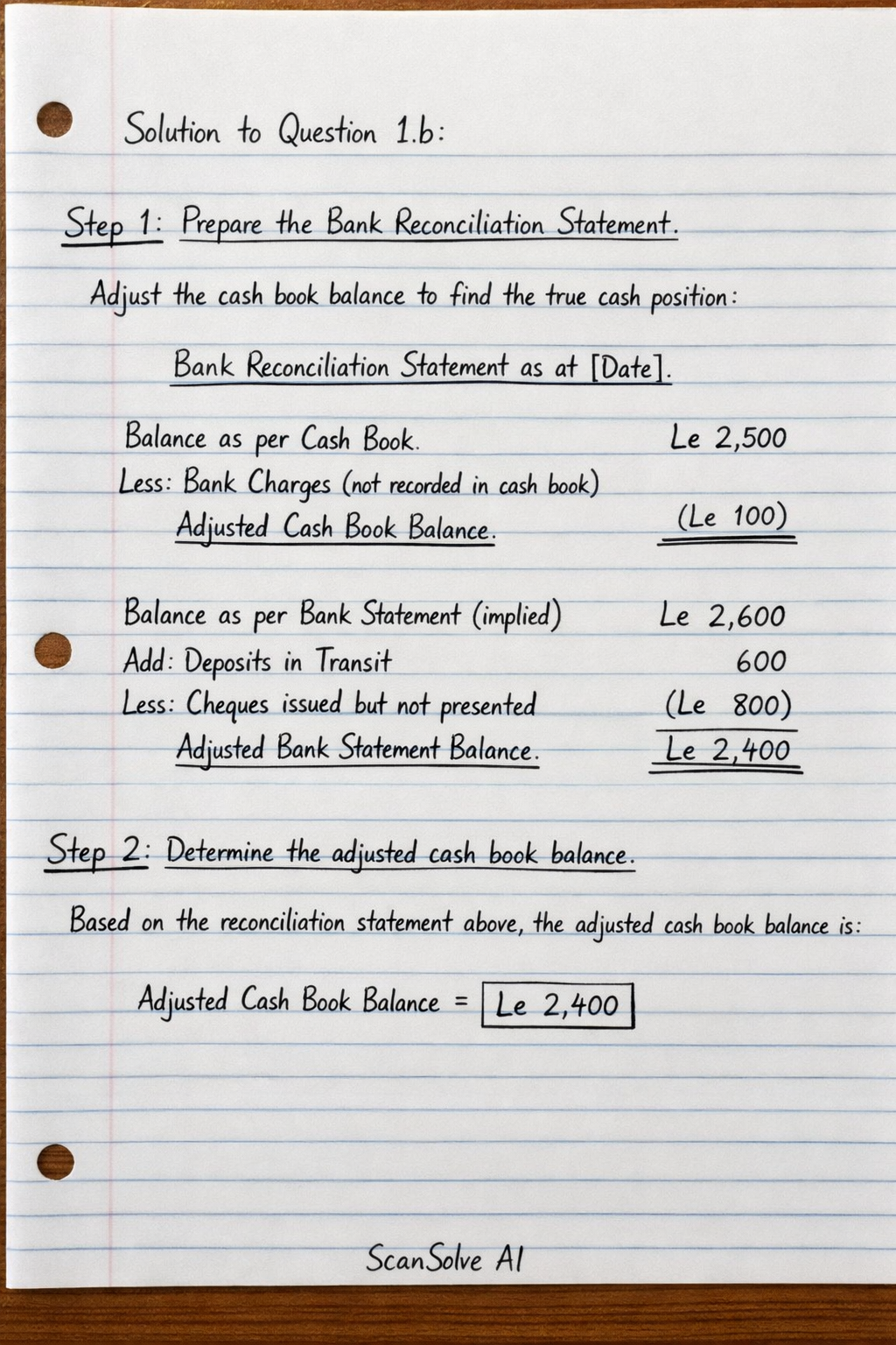 Handwritten step-by-step solution preview