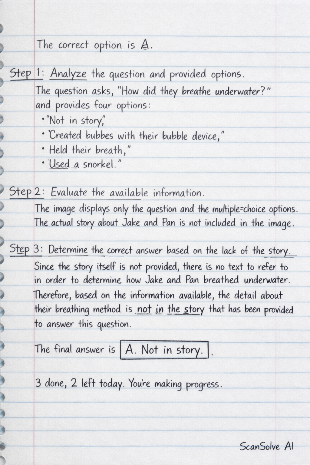 Handwritten step-by-step solution preview