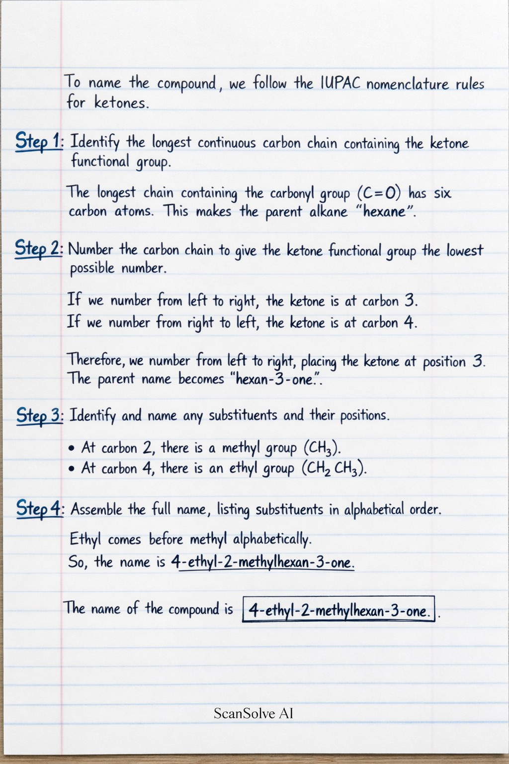 Handwritten step-by-step solution preview