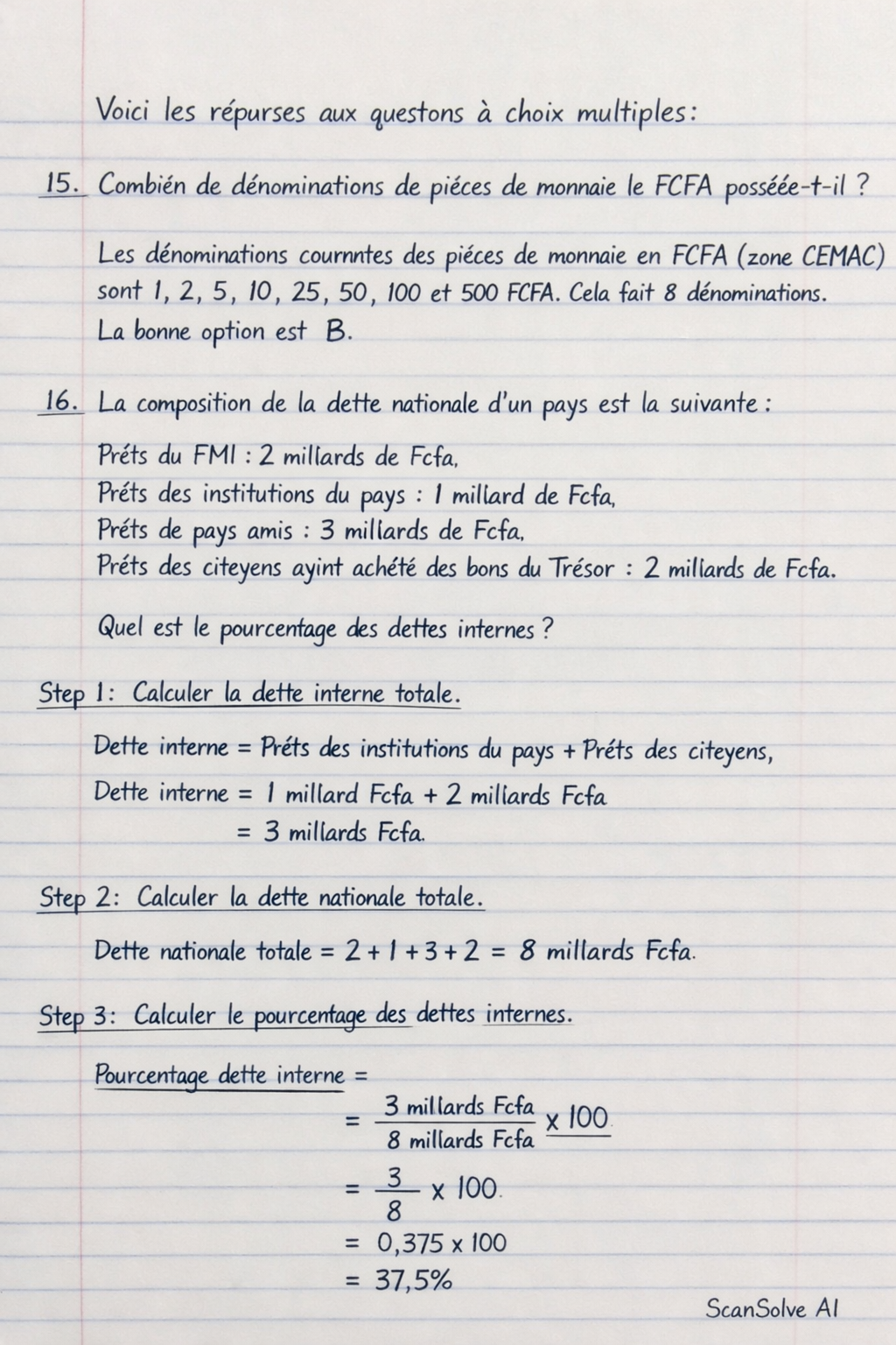 Handwritten step-by-step solution preview