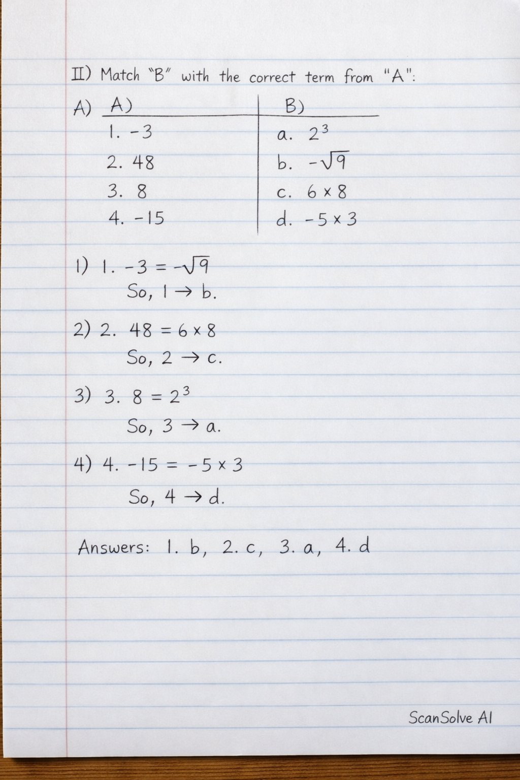 Handwritten step-by-step solution preview
