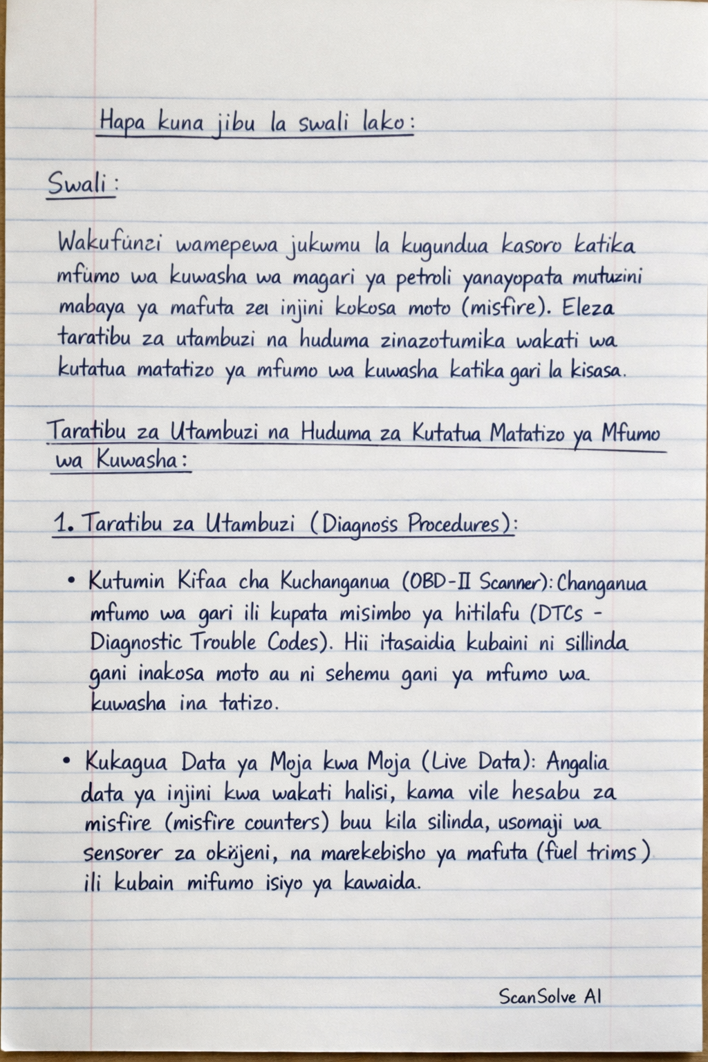 Handwritten step-by-step solution preview