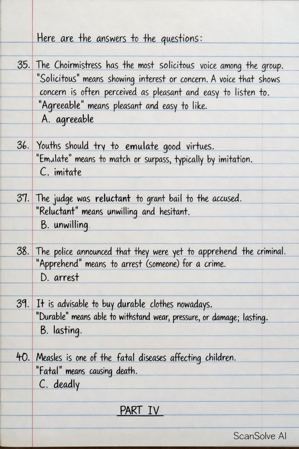 Handwritten step-by-step solution preview