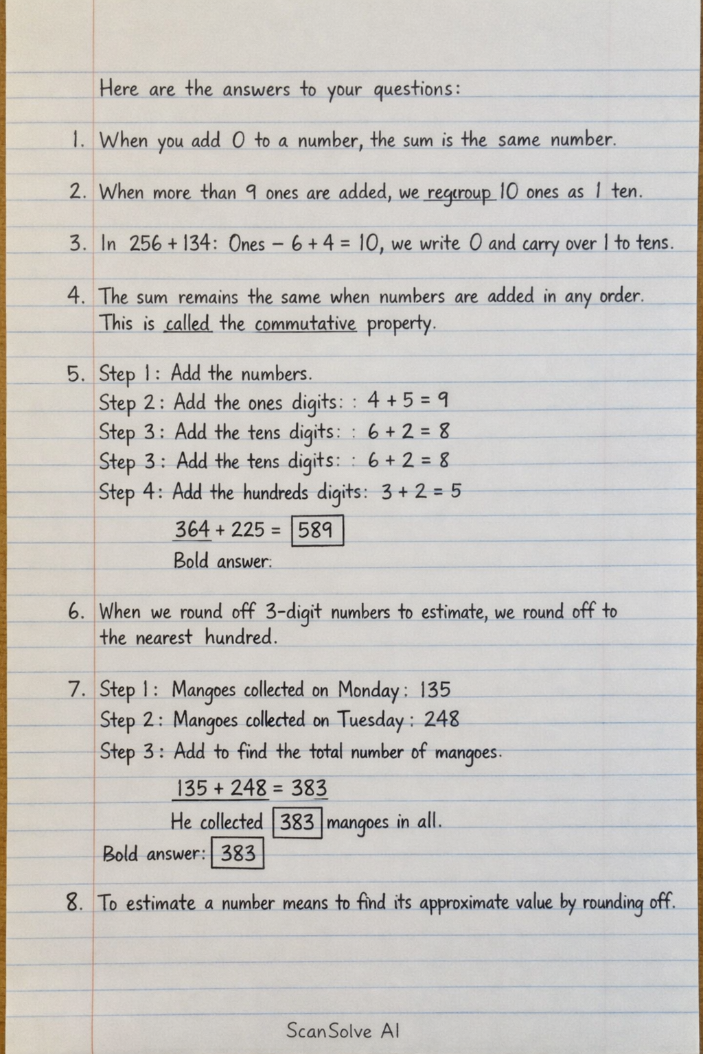 Handwritten step-by-step solution preview