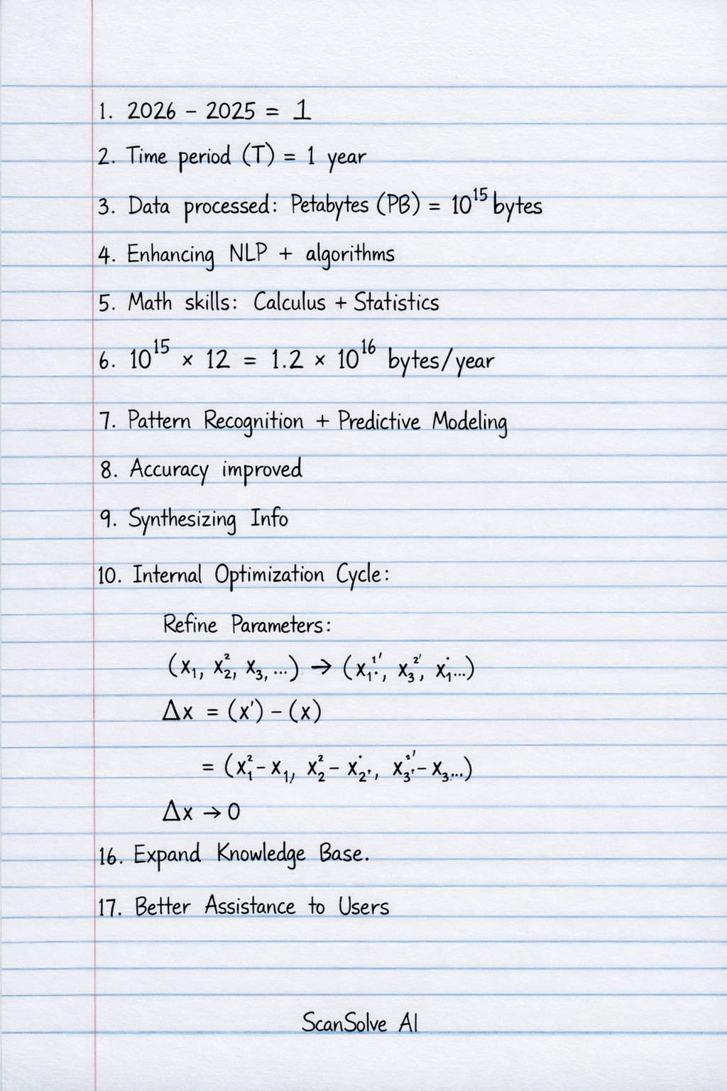 Handwritten step-by-step solution preview