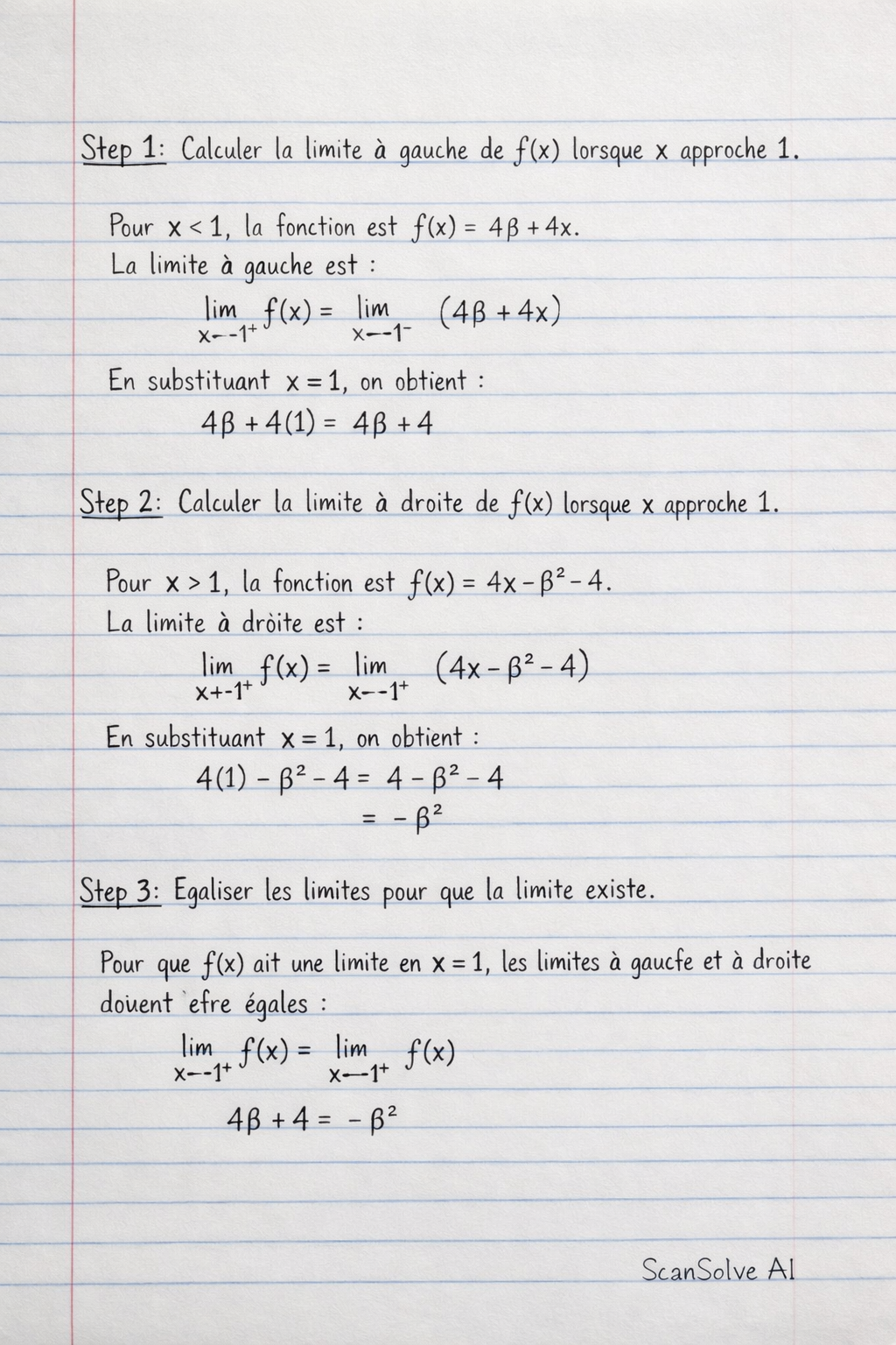 Handwritten step-by-step solution preview