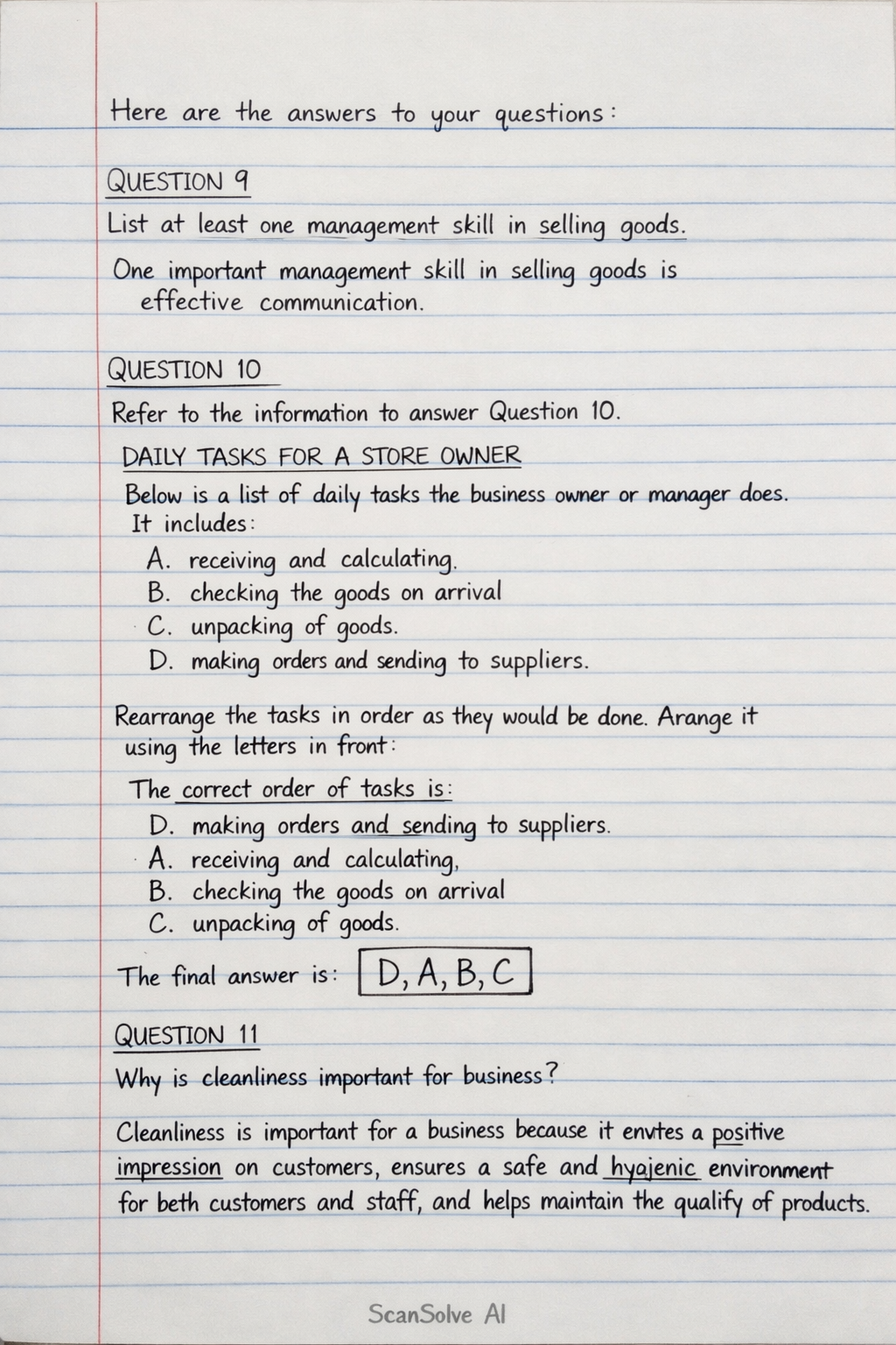 Handwritten step-by-step solution preview