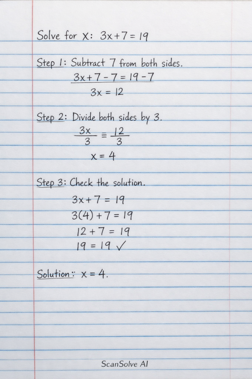 Handwritten step-by-step solution preview