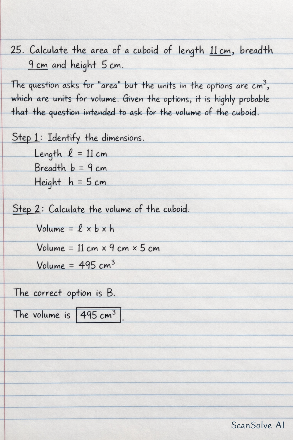Handwritten step-by-step solution preview