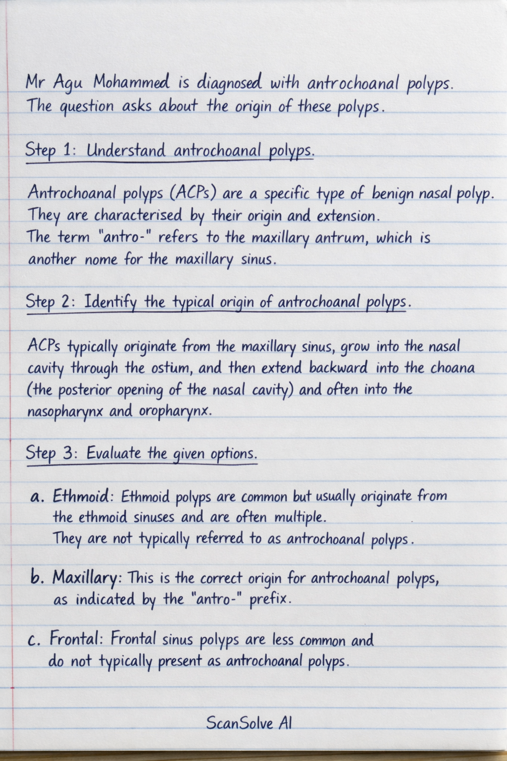 Handwritten step-by-step solution preview