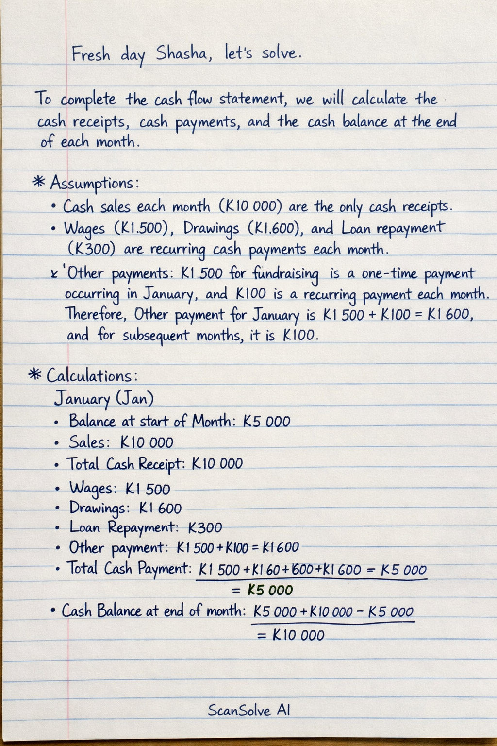 Handwritten step-by-step solution preview