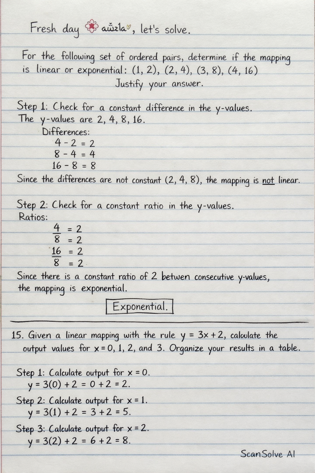 Handwritten step-by-step solution preview