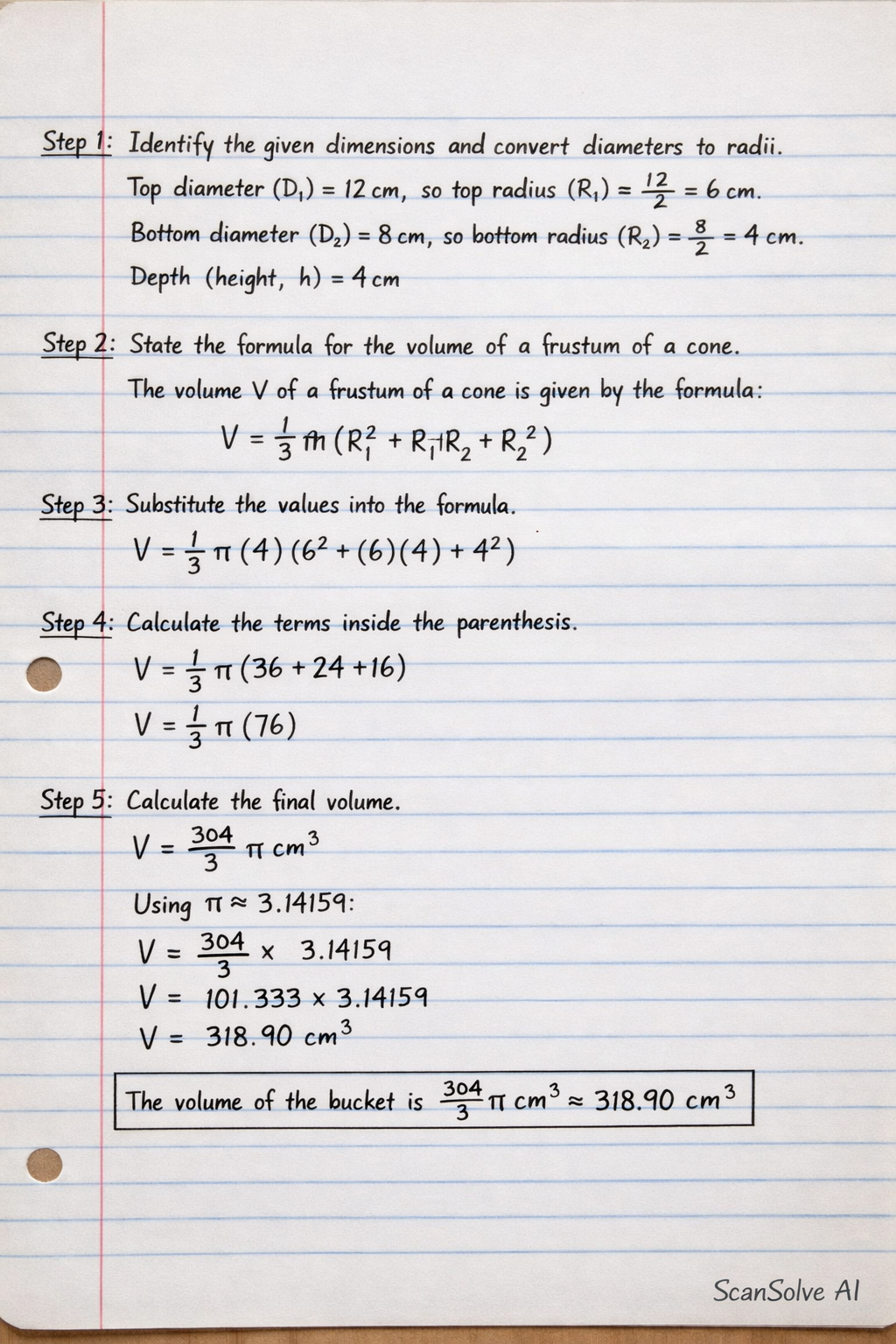 Handwritten step-by-step solution preview