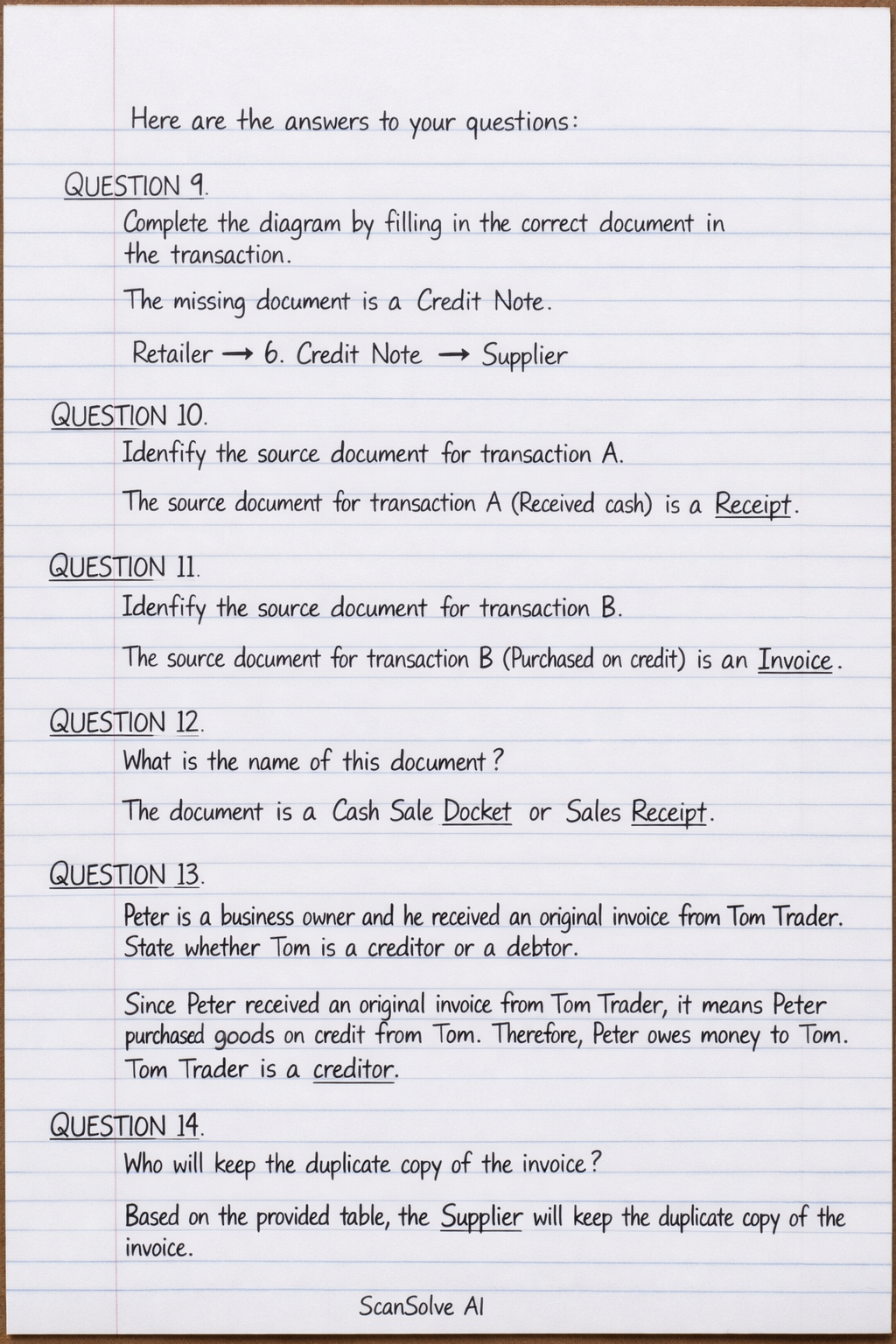 Handwritten step-by-step solution preview