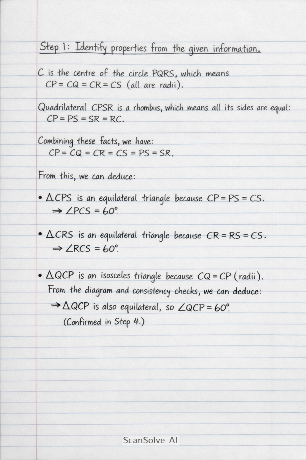 Handwritten step-by-step solution preview
