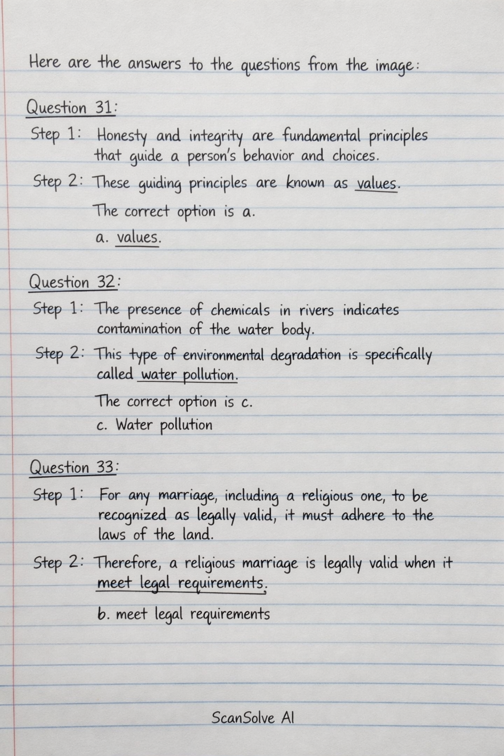 Handwritten step-by-step solution preview