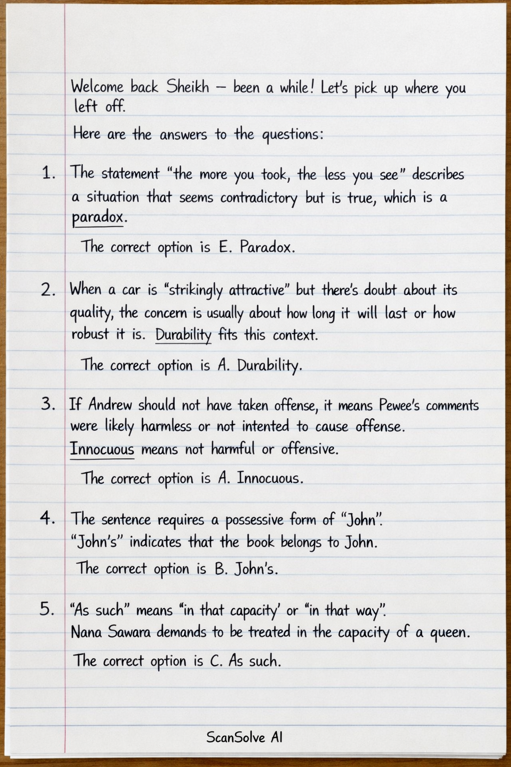 Handwritten step-by-step solution preview
