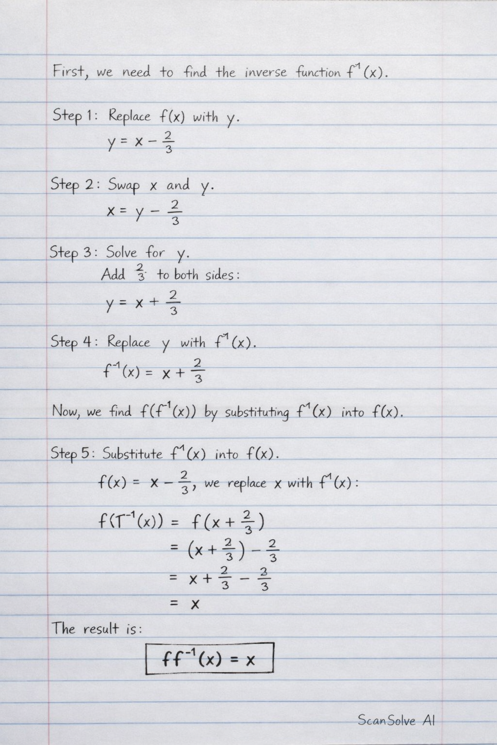Handwritten step-by-step solution preview