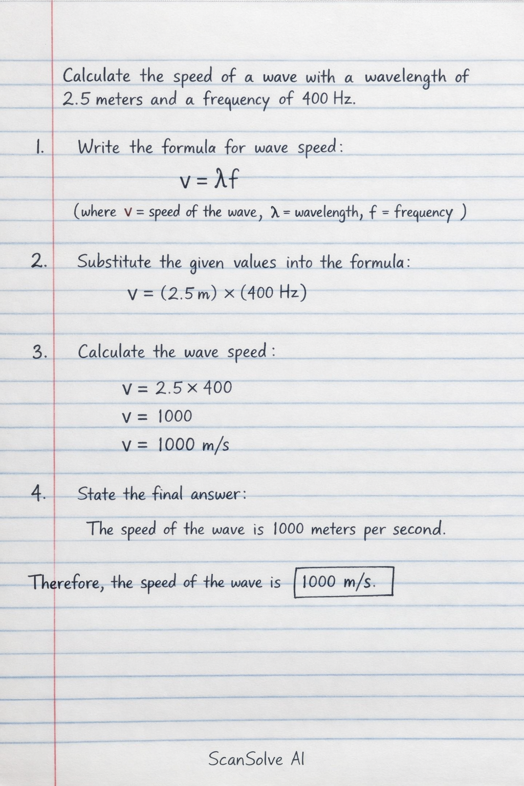 Handwritten step-by-step solution preview