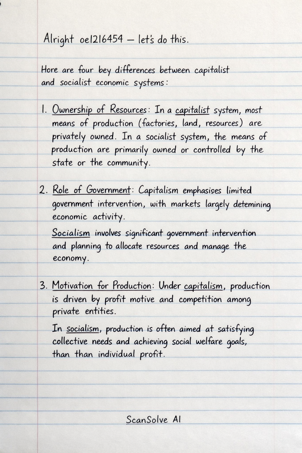 Handwritten step-by-step solution preview