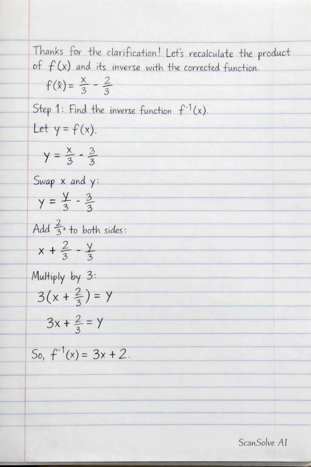 Handwritten step-by-step solution preview
