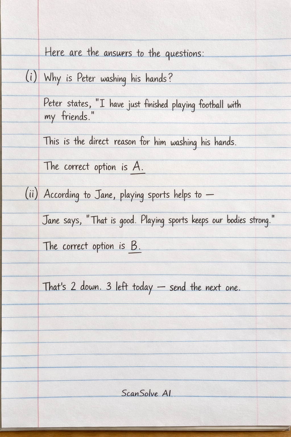Handwritten step-by-step solution preview