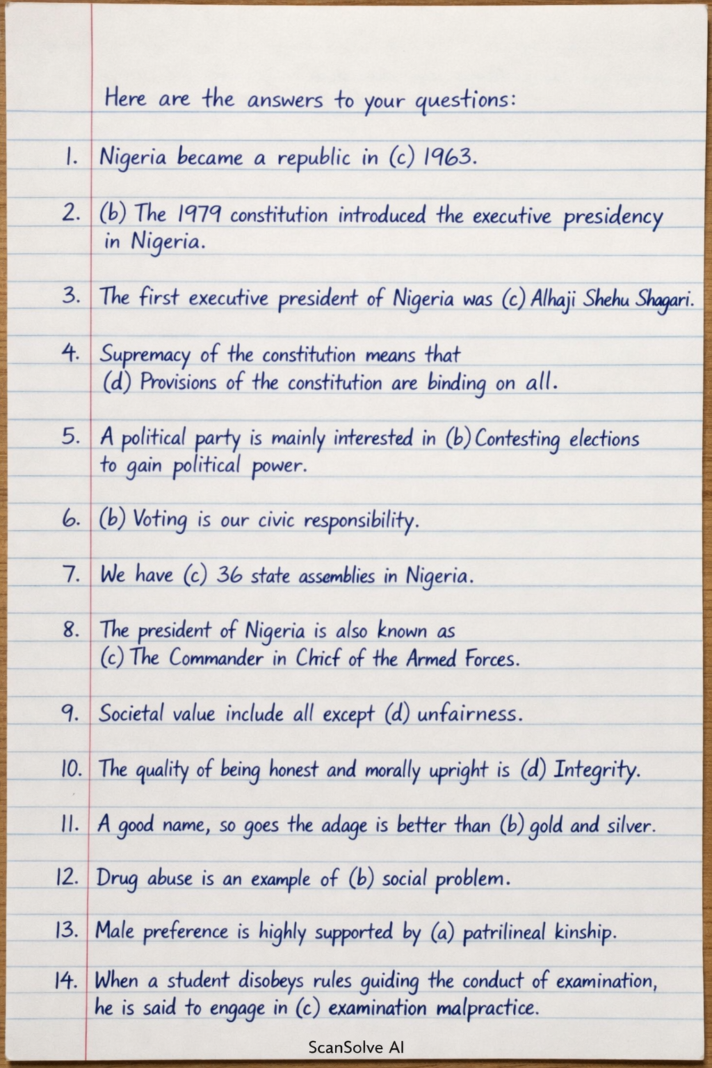 Handwritten step-by-step solution preview