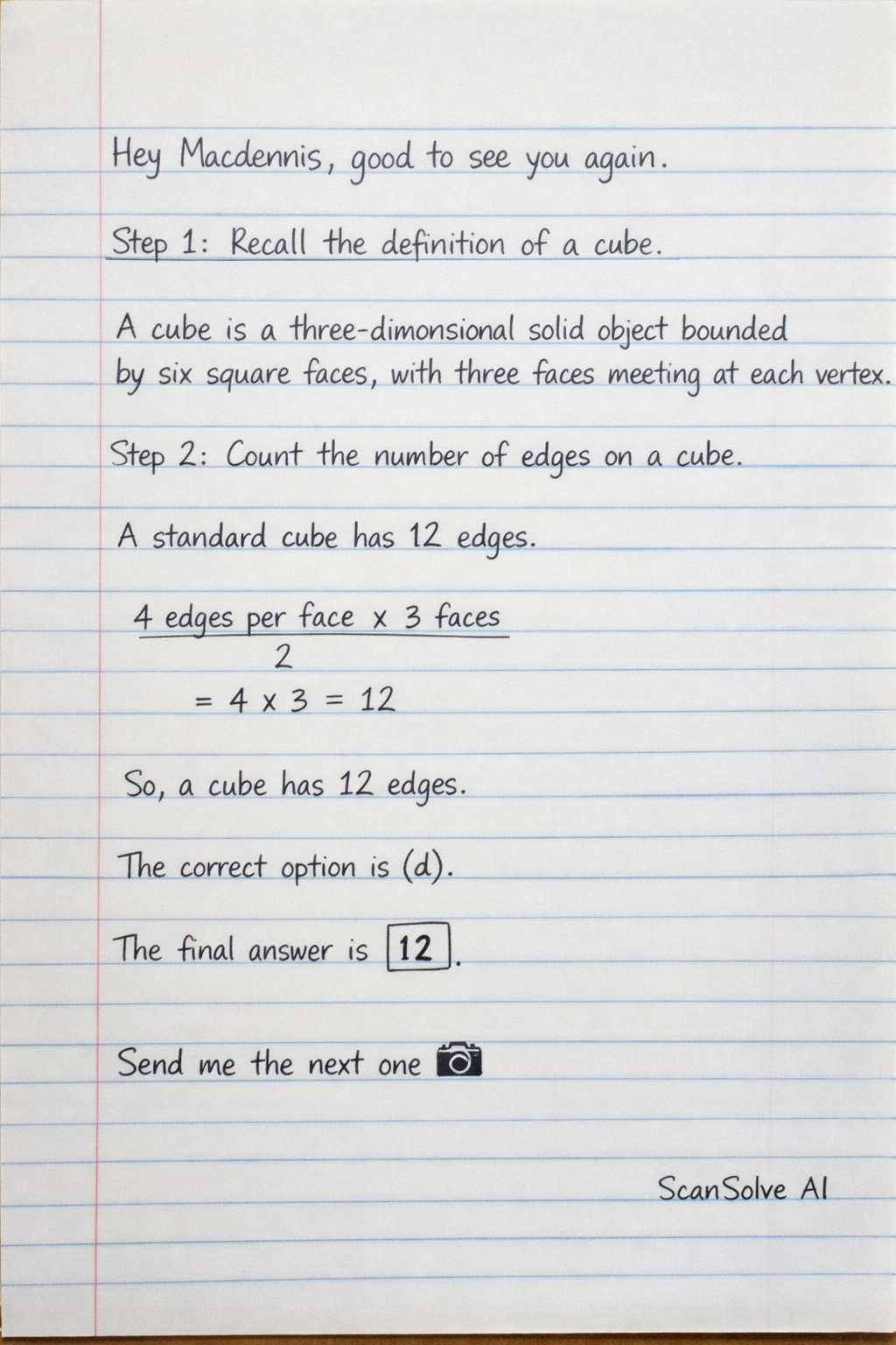 Handwritten step-by-step solution preview