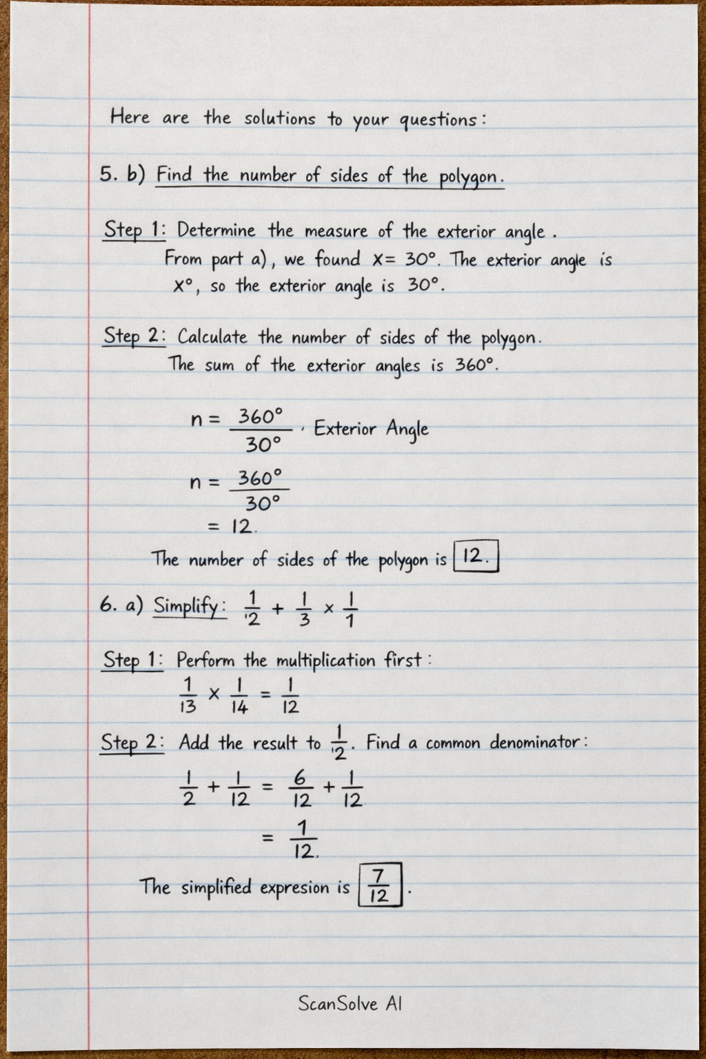 Handwritten step-by-step solution preview