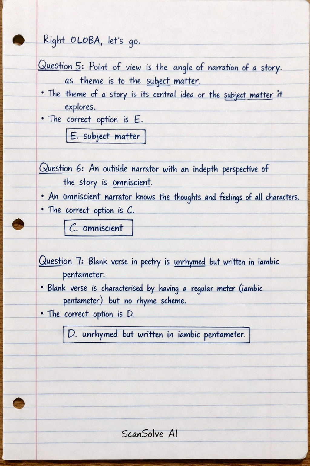 Handwritten step-by-step solution preview