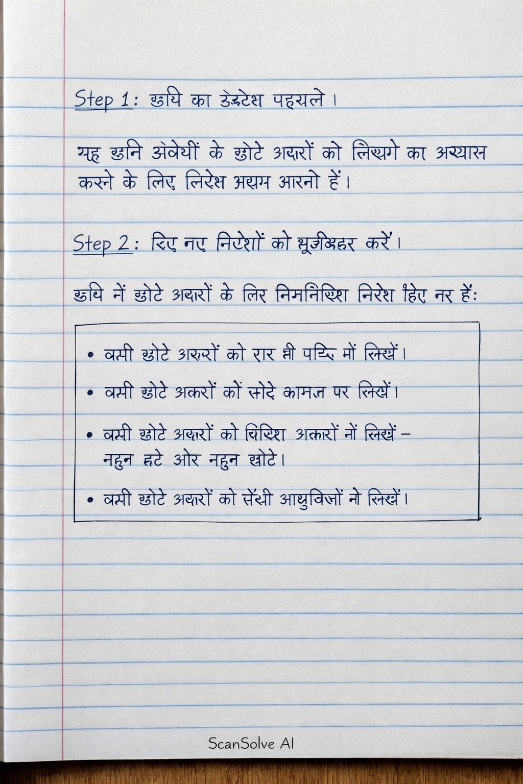 Handwritten step-by-step solution preview